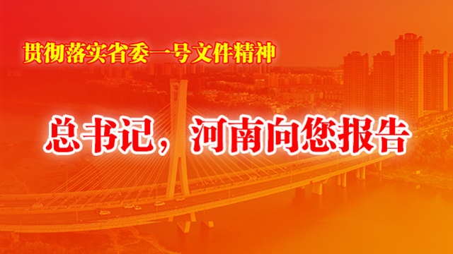 總書記，河南向您報告
